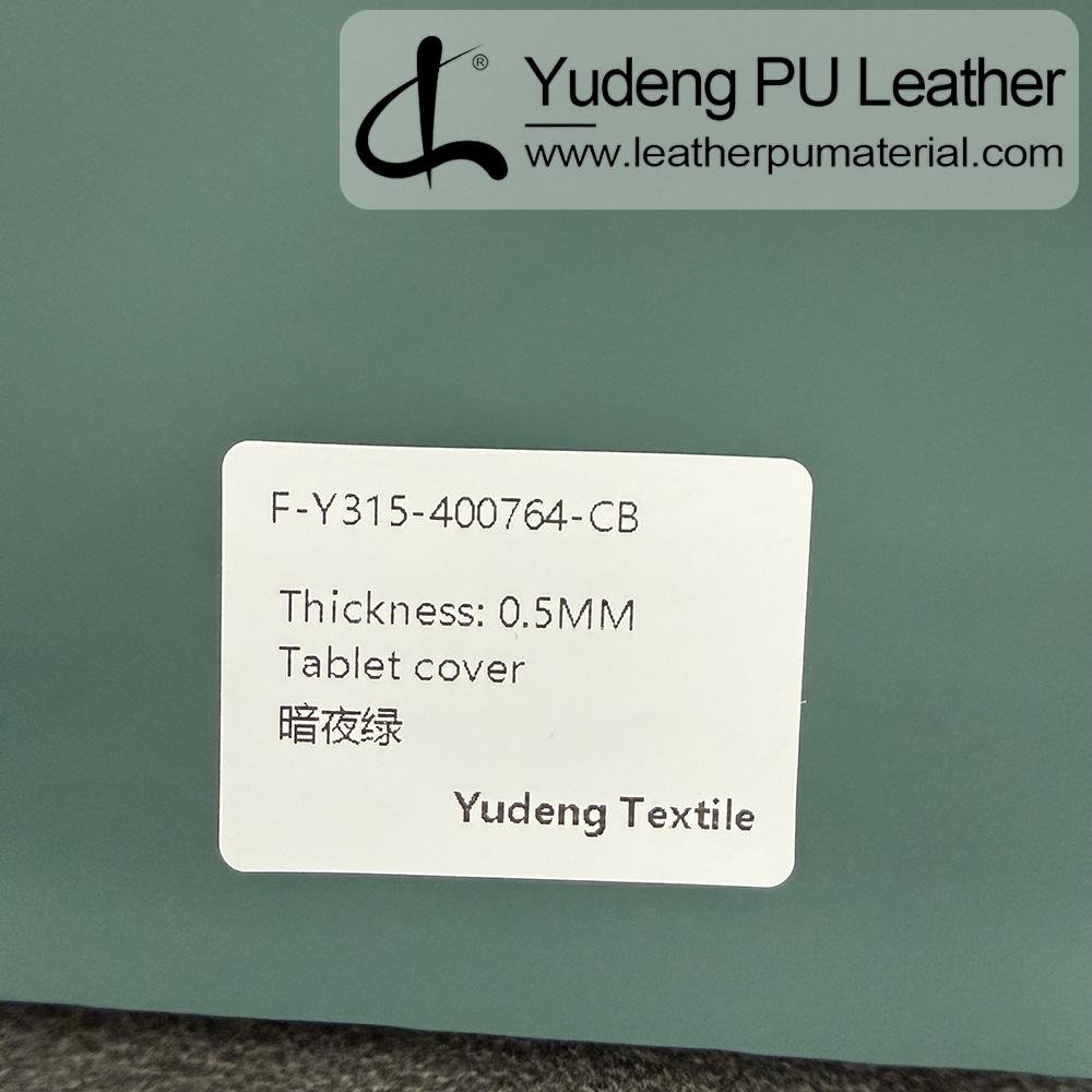 Eco-Friendly Leather #400764 PU Synthetic Leather Roll for Tablet Cases Phone Cover