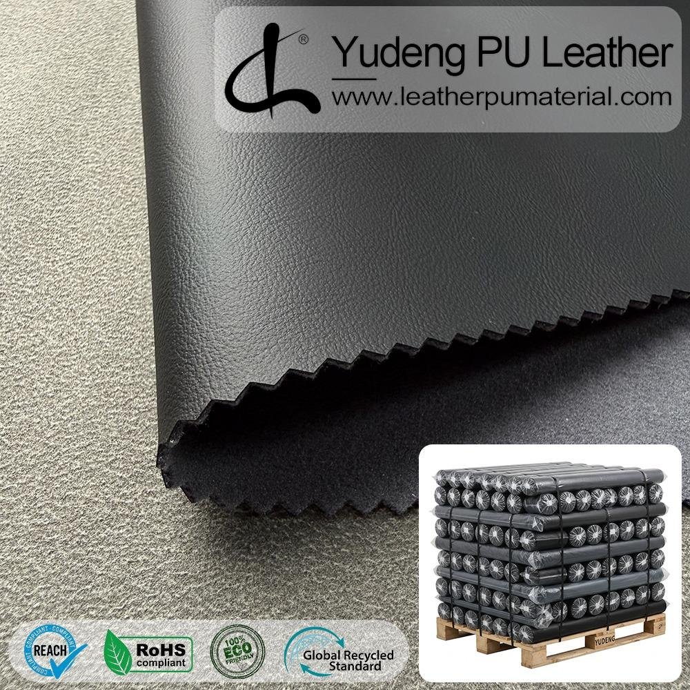 China Polyurethane Leather #601489 PU Synthetic Leather Roll for Car Seats Automobile Interior