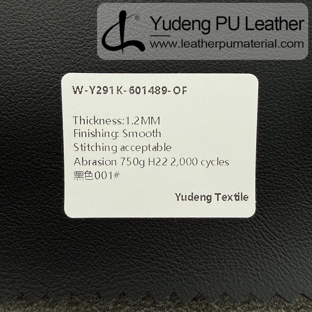China Polyurethane Leather #601489 PU Synthetic Leather Roll for Car Seats Automobile Interior