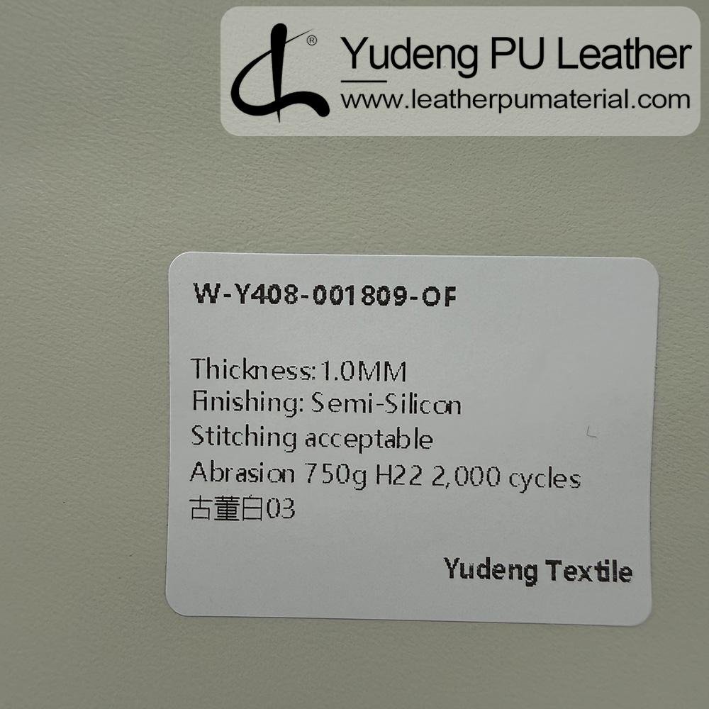 Leather Fabric #001809 PU Synthetic Leather Roll for Upholstery Furniture or Decoration (Sofas, Beds, Cabinets, Interior Wall etc.)