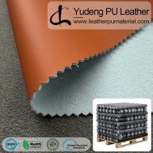 PU Coated Fabric #301387 PU Synthetic Leather Roll for Upholstery Furniture or Decoration (Sofas, Beds, Cabinets, Interior Wall etc.)