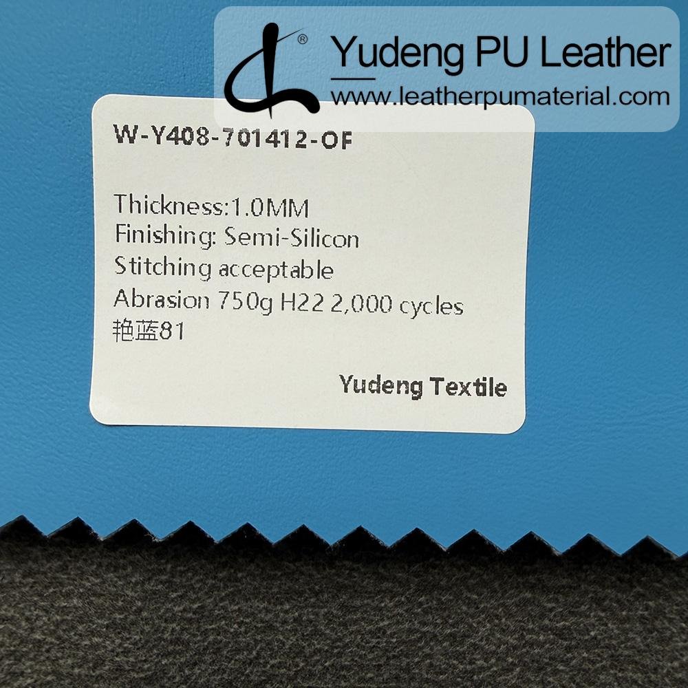 China Polyurethane Leather #701412 PU Synthetic Leather Roll for Upholstery Furniture or Decoration (Sofas, Beds, Cabinets, Interior Wall etc.)