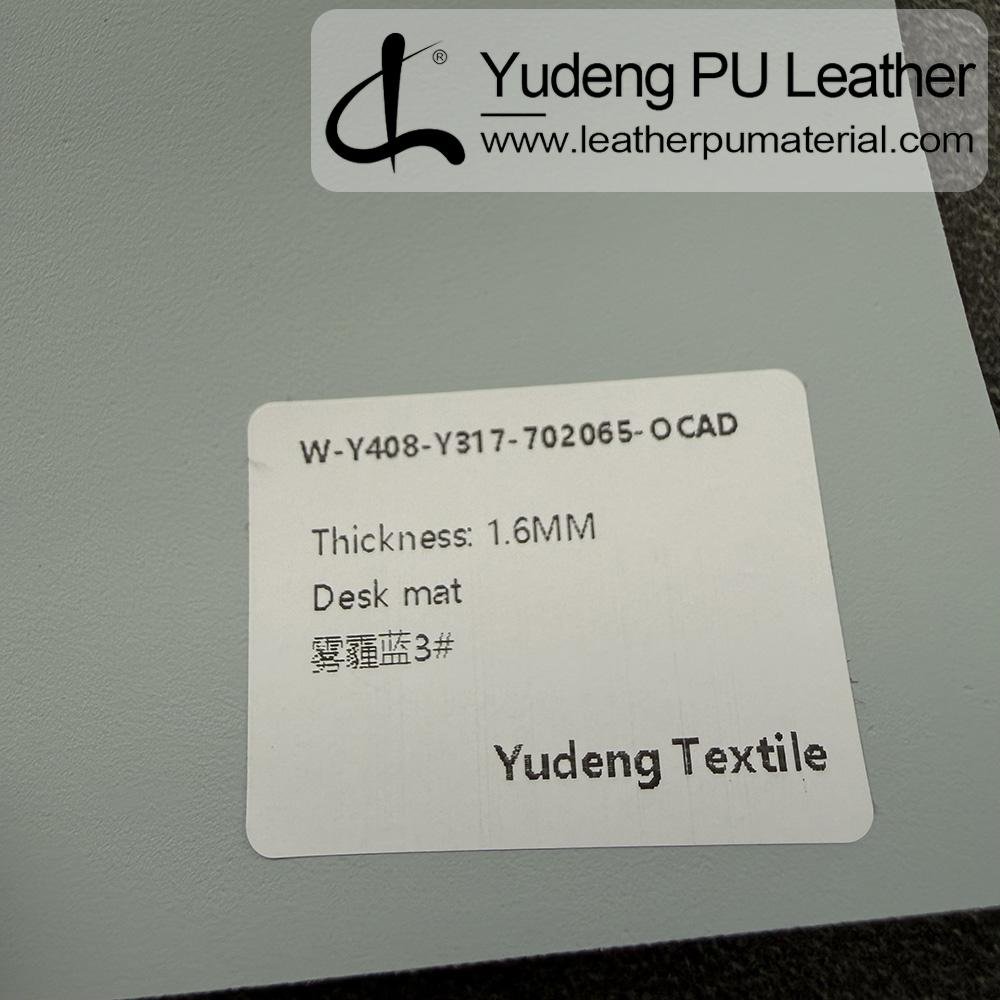 Vegan Leather #702065 PU Synthetic Leather Roll for Desk Pads Table Protection Mats