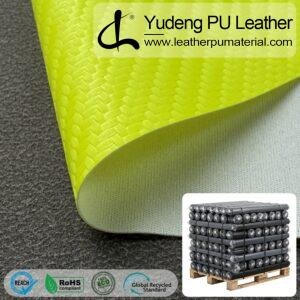 China Polyurethane Leather #90506 PU Synthetic Leather Roll for Heat Pressing for Bags, Shoes, Packages