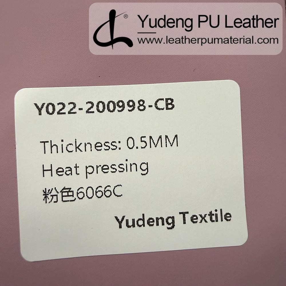 Environmental Leather #200998 PU Synthetic Leather Roll for Heat Pressing for Bags, Shoes, Packages