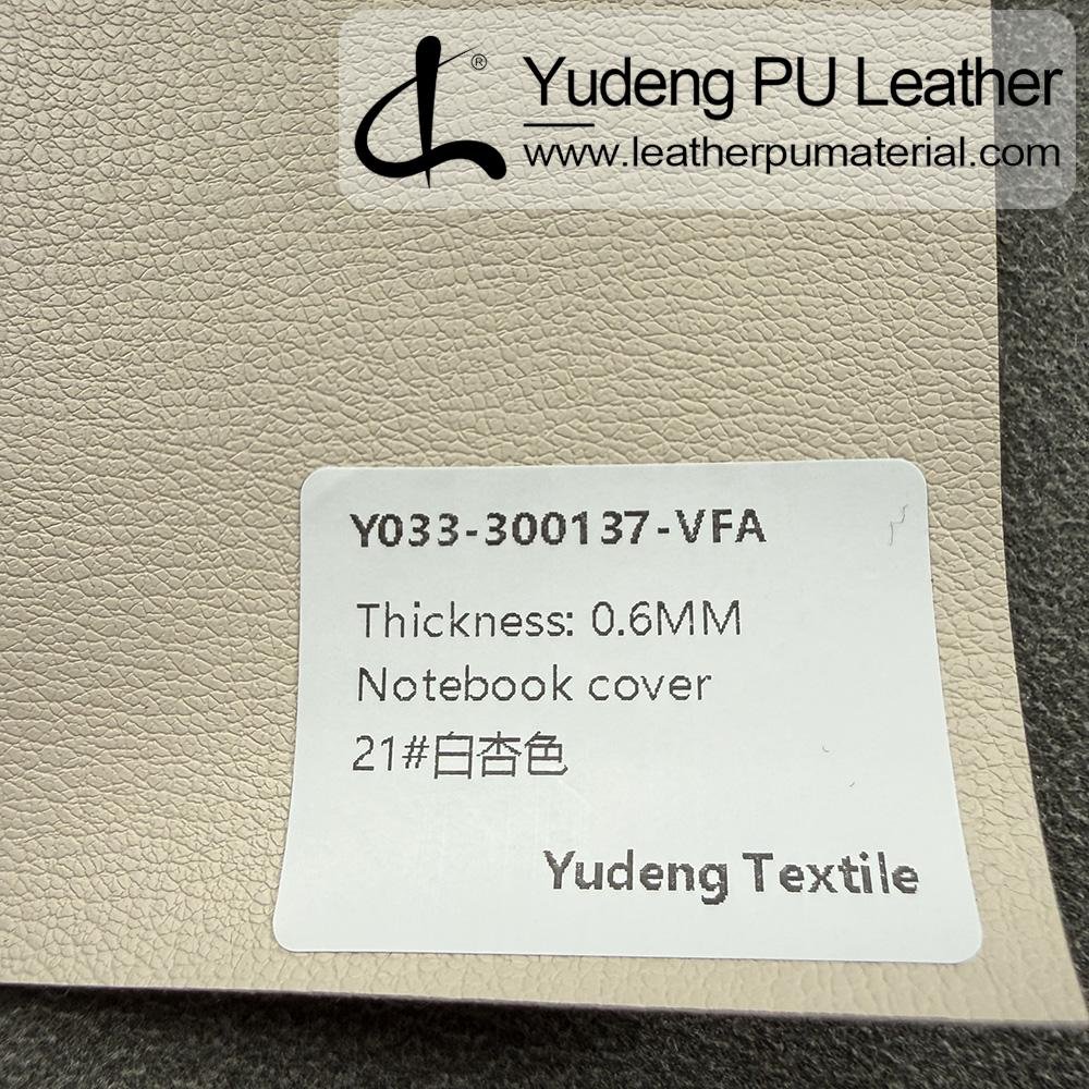 Leather Fabric #300137 PU Synthetic Leather Roll for Writing Notebook Cover Book Front Cover Binding