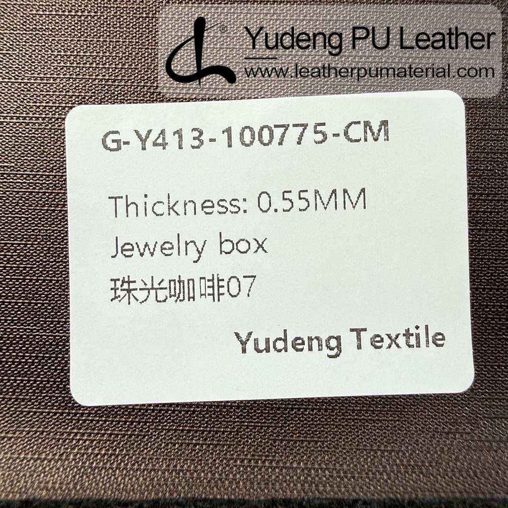 Leather Fabric #100775 PU Synthetic Leather Roll for Package Box Surface Cover (Jewelry Box, Cosmetic Box, Electronics Box etc.)