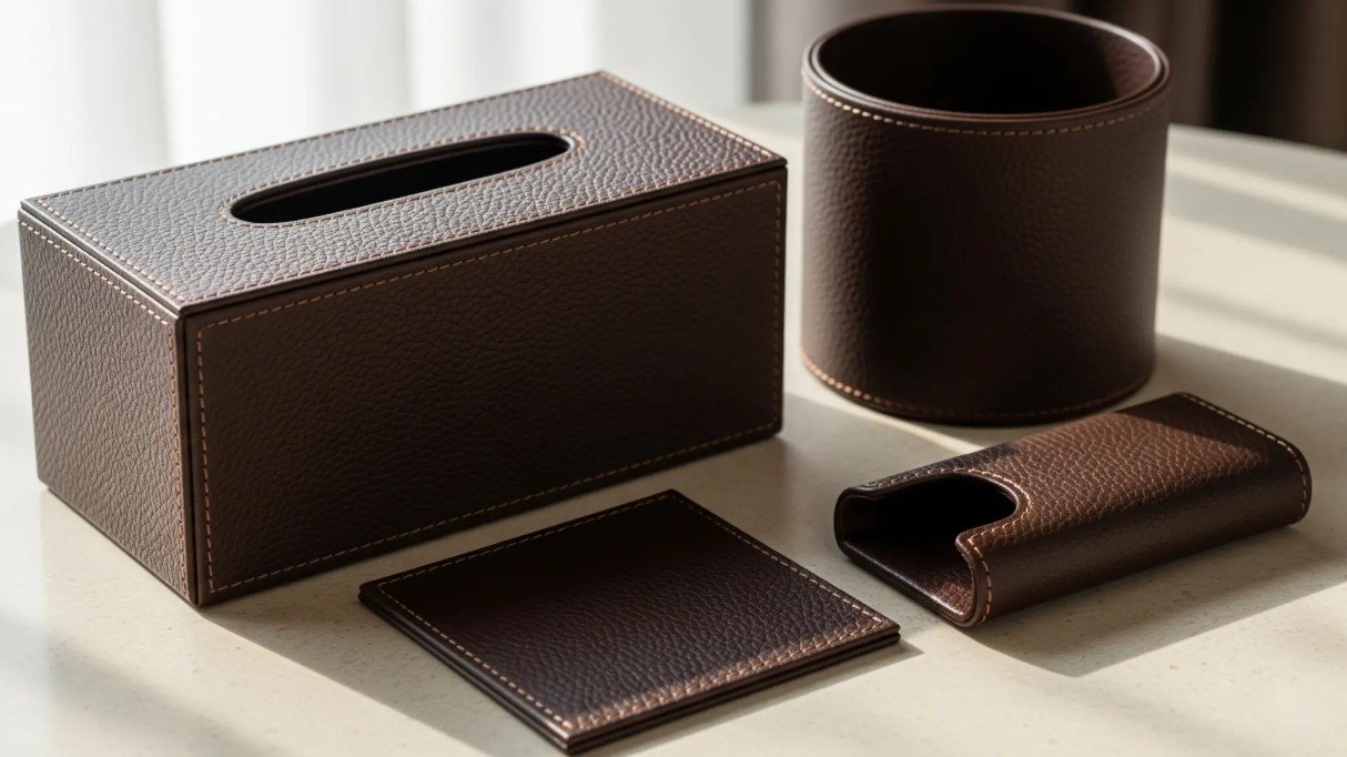 PU leather fabric package box (3)