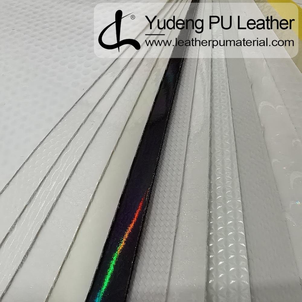 PU Rexine Fabric #002436 PU Synthetic Leather Roll for Sporting Balls (Soccer Balls, Footballs, Volleyballs etc.)
