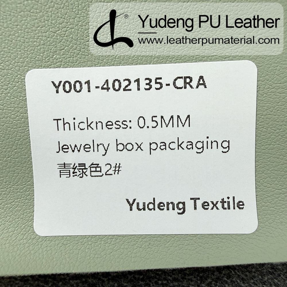 Environmental Leather #402135 PU Synthetic Leather Roll for Package Box Surface Cover (Jewelry Box, Cosmetic Box, Electronics Box etc.)