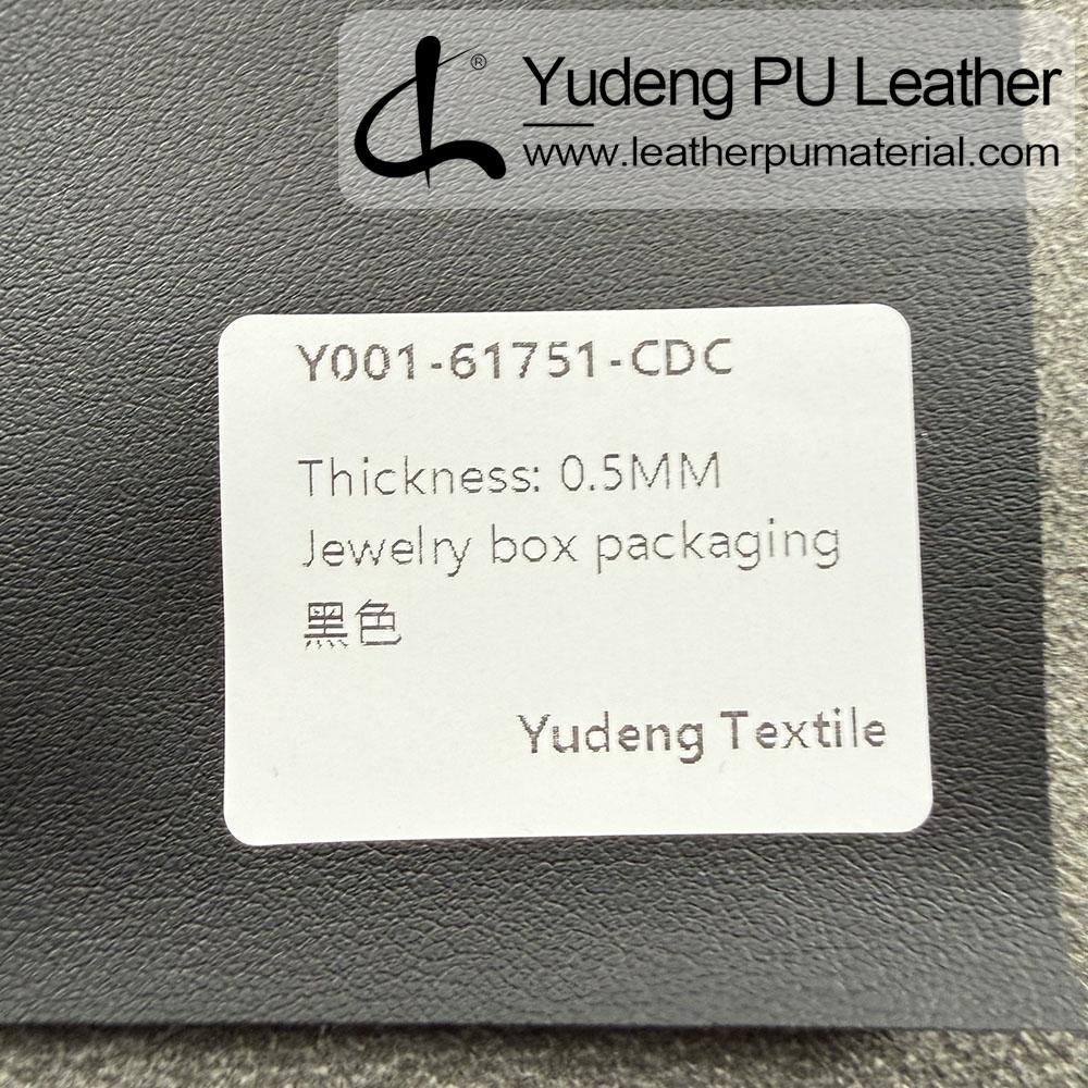 China Polyurethane Leather #61751 PU Synthetic Leather Roll for Package Box Surface Cover (Jewelry Box, Cosmetic Box, Electronics Box etc.)