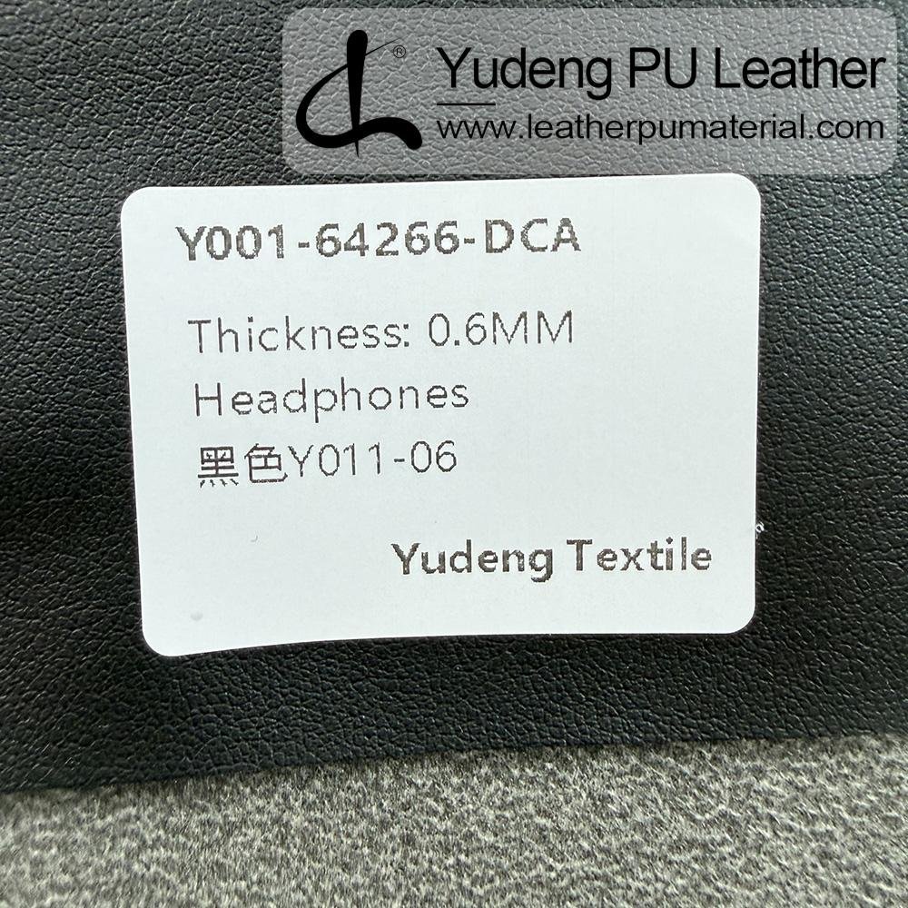 Vegan Leather #64266 PU Synthetic Leather Roll for Headphone Earpads (Digital Device Body Contact Pads)