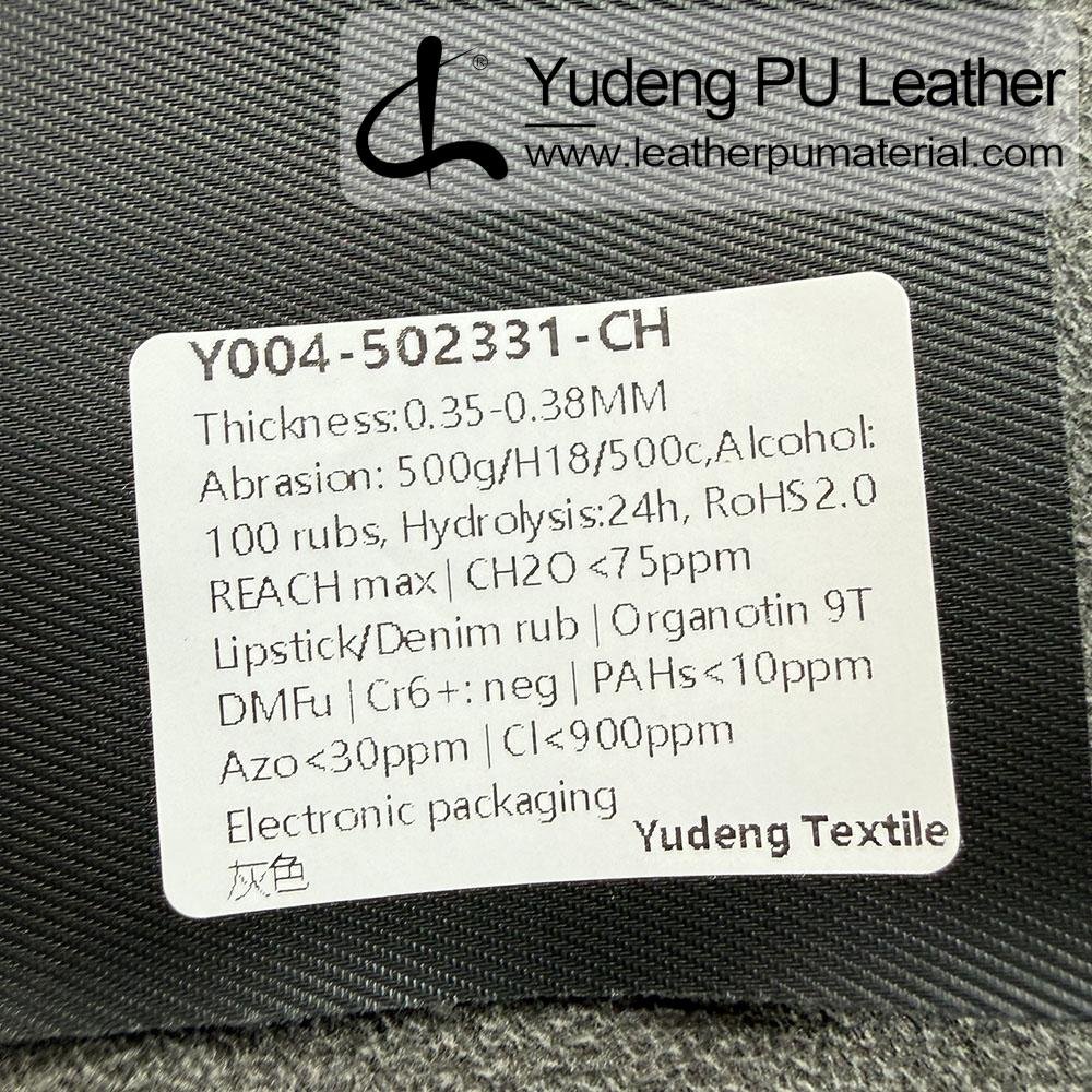 Faux Leather #502331 PU Synthetic Leather Roll for Electronic Products (Camera, Radio, Game Machine, Remote Control etc.)