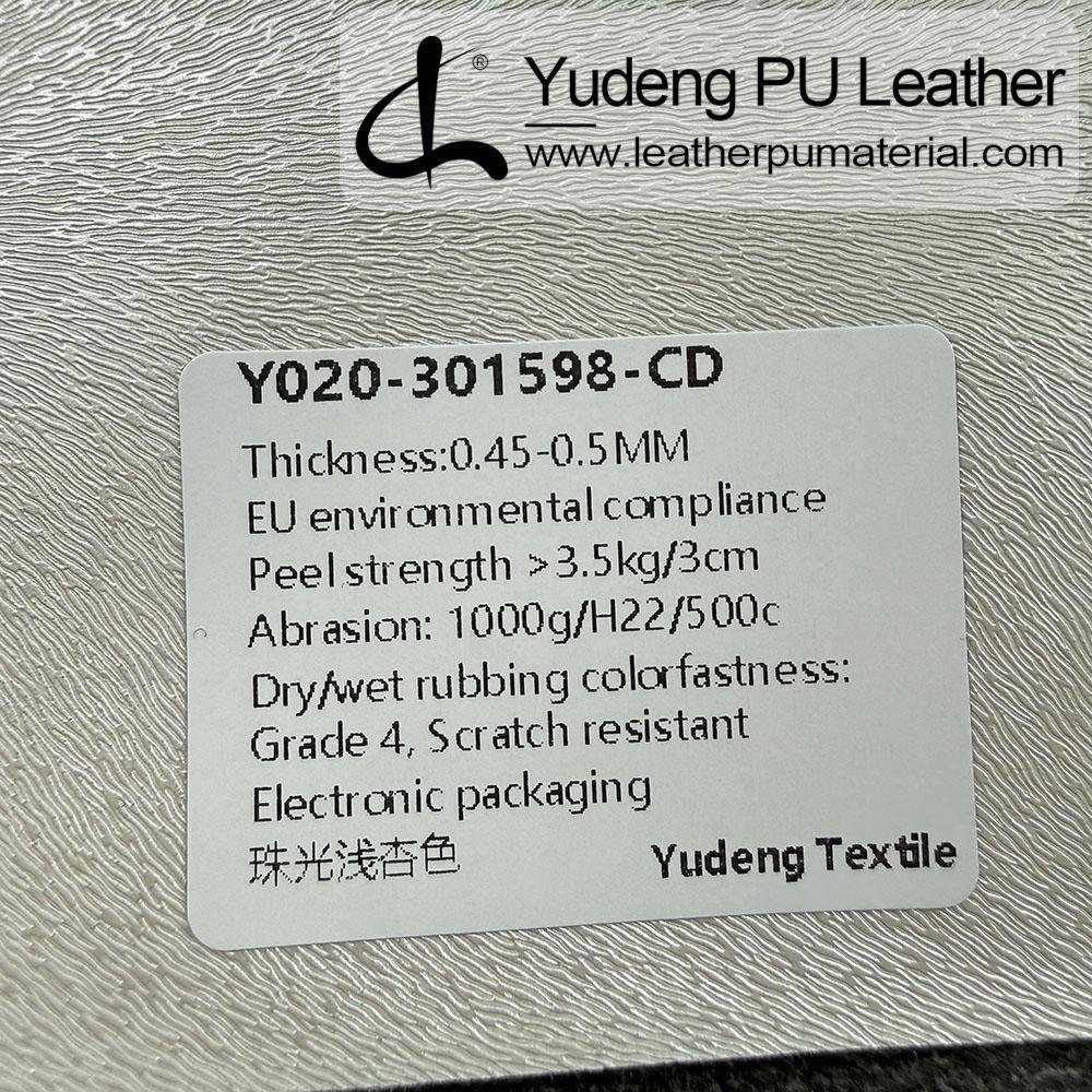 Faux Leather #301598 PU Synthetic Leather Roll for Electronic Products (Camera, Radio, Game Machine, Remote Control etc.)