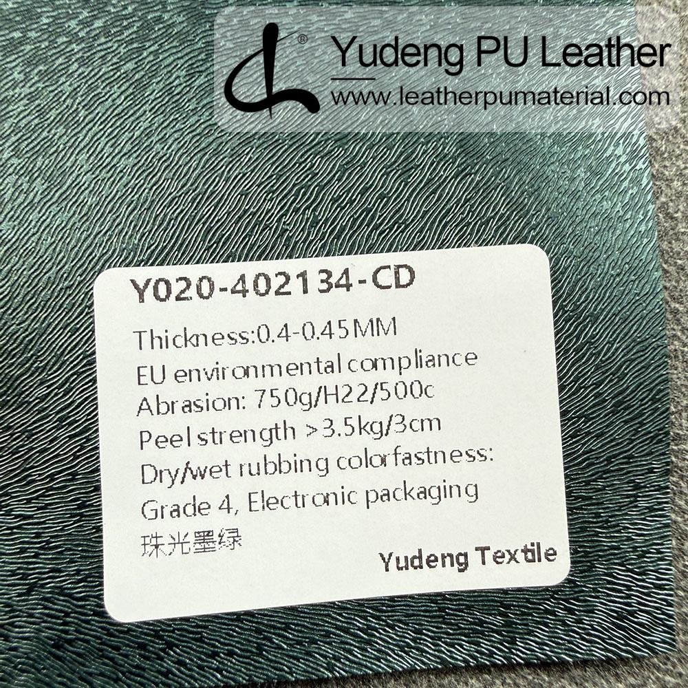 PU Rexine #402134 PU Synthetic Leather Roll for Electronic Products (Camera, Radio, Game Machine, Remote Control etc.)