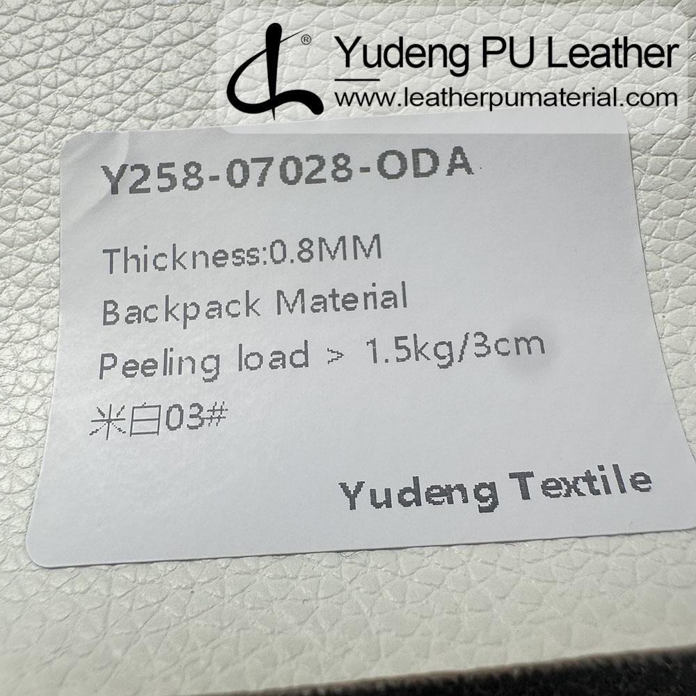 PU Coated Fabric #07028 PU Synthetic Leather Roll for Bags and Suitcases (Handbags, Backpacks, Luggage Cases etc.)
